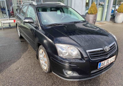 Toyota Avensis 2,0 Sol stc. Benzin modelår 2007 km 241000 Sortmetal træk nysynet klimaanlæg ABS airb