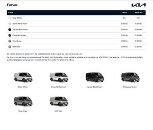 Kia PV5 Standard Range Work