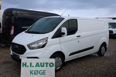 Ford Transit Custom 300L 2,0 TDCi 130 Trend d Diesel modelår 2018 Hvid km 112000 ABS airbag + moms, 