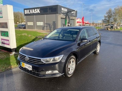 VW Passat 2,0 TDi 190 Highline Variant DSG Van Diesel aut. Automatgear modelår 2016 Sort km 224000 s