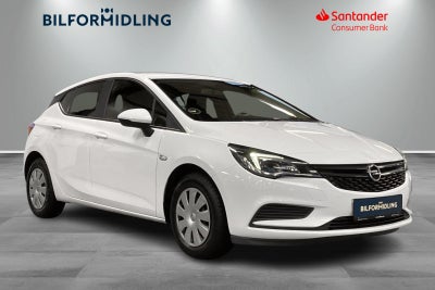 Opel Astra 1,0 T 105 Essentia Benzin modelår 2017 km 86000 Hvid træk ABS airbag alarm servostyring, 