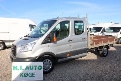 Ford Transit 350 L3 Chassis 2,0 TDCi 170 Mandskabsvogn m/lad Diesel modelår 2019 Grå km 163000 ABS +