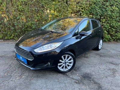 Ford Fiesta 1,0 SCTi 100 Titanium Benzin modelår 2016 km 127000 Sort nysynet klimaanlæg ABS airbag a