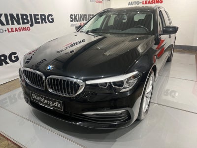 BMW 520d 2,0 Touring aut. Diesel aut. Automatgear modelår 2018 km 143000 Sortmetal ABS airbag starts