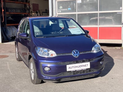 VW Up! 1,0 MPi 60 Move Up! BMT Benzin modelår 2018 km 97000 Blåmetal klimaanlæg ABS airbag startspær