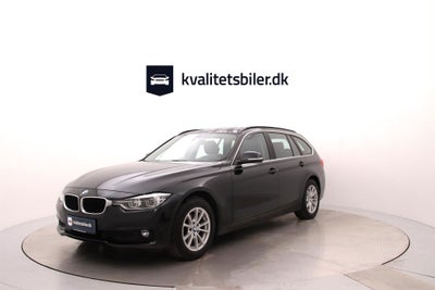 BMW 320d 2,0 Touring Advantage aut. Diesel aut. Automatgear modelår 2019 km 170000 Sortmetal træk kl