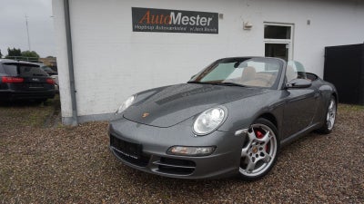 Porsche 911 Carrera S 3,8 Cabriolet Benzin modelår 2007 km 166000 nysynet klimaanlæg ABS airbag alar