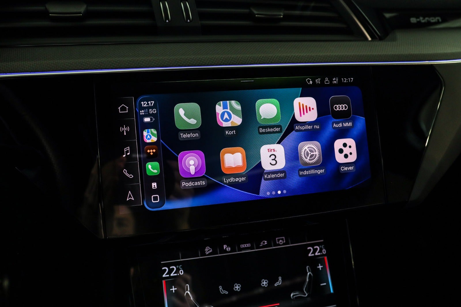 Billede af Audi Q8 e-tron 55 S-line Black Edition quattro