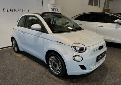 Fiat 500e  Icon Cabrio El aut. Automatgear modelår 2023 km 5300 klimaanlæg ABS airbag alarm startspæ