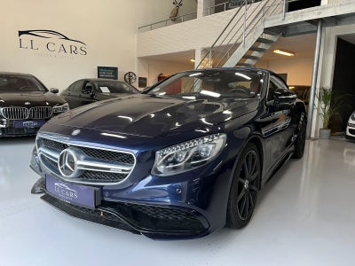 Mercedes S63 5,5 AMG Cabriolet aut. 4Matic 2d