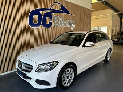 Mercedes C220 d 2,2 Business stc. aut. Diesel aut. Automatgear modelår 2017 km 204000 Hvid træk klim