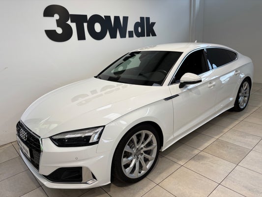 Audi A5 TFSi Prestige Sportback S-tr. Benzin drivmiddel 73000 Km. 2020 Modelår