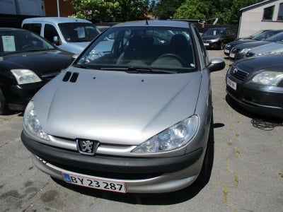 Peugeot 206 1,4 HDi Diesel modelår 2006 km 264000 Sølvmetal træk nysynet ABS airbag startspærre serv