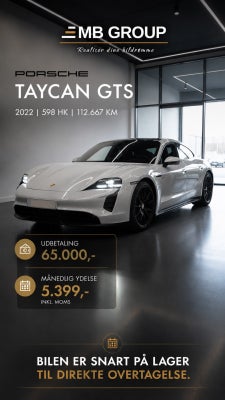 Porsche Taycan GTS  Performance+  4d