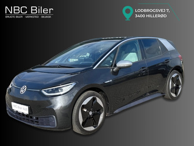 VW ID.3  Max El aut. Automatgear modelår 2021 km 30000 Koksmetal træk ABS airbag startspærre servost