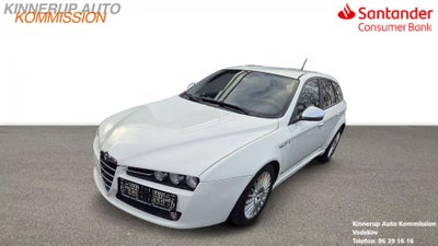 Alfa Romeo 159 1,9 JTD Progression Sportwagon Diesel modelår 2010 km 291000 Hvid ABS airbag startspæ