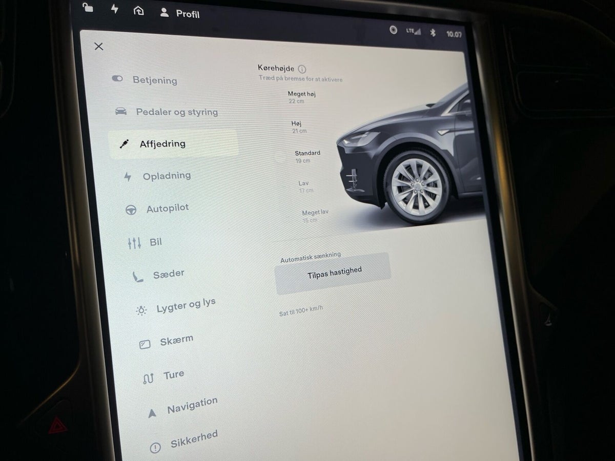 Tesla Model X 90D billede 9