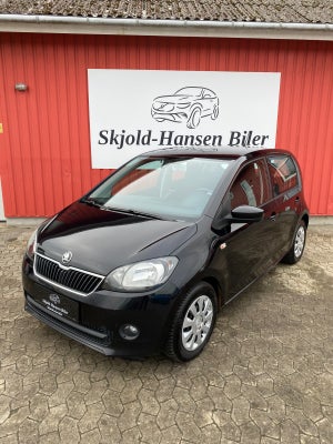 Skoda Citigo 1,0 60 Ambition GreenTec Benzin modelår 2016 km 140000 Sortmetal nysynet ABS airbag, LE