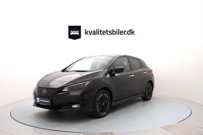 Nissan Leaf 39 N-Connecta El aut. Automatgear modelår 2024 km 3000 Sortmetal nysynet klimaanlæg ABS 