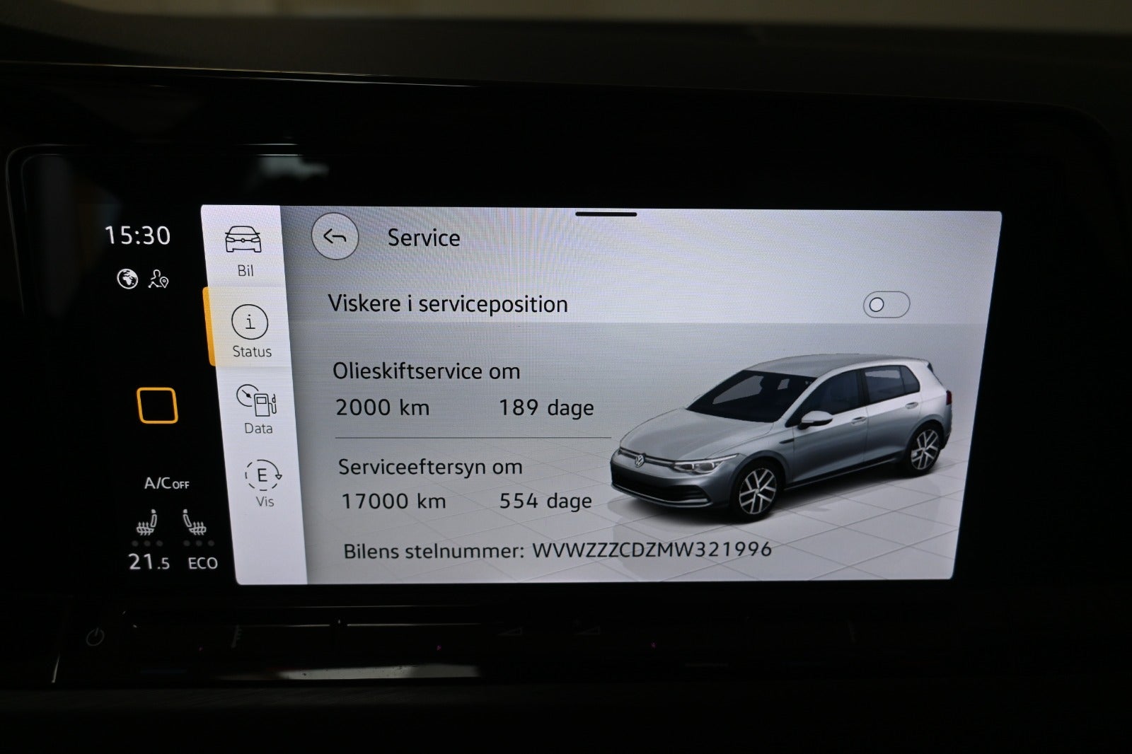 VW Golf VIII eHybrid DSG