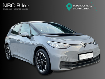VW ID.3  Pro Performance El aut. Automatgear modelår 2021 km 37000 Grå klimaanlæg ABS airbag startsp