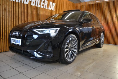 Audi e-tron 55 S-line quattro El 4x4 4x4 aut. Automatgear modelår 2021 km 43000 Sortmetal træk nysyn