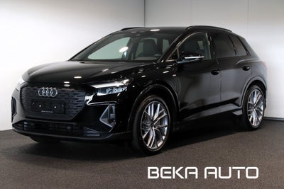 Audi Q4 e-tron 40 S-line El aut. Automatgear modelår 2023 km 25000 Sortmetal ABS airbag, Highlights: