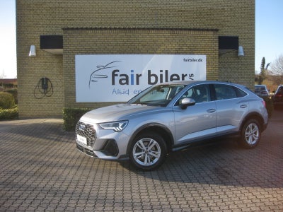Audi Q3 35 TFSi Prestige Sportback S-tr. Benzin aut. Automatgear modelår 2021 km 69000 Sølvmetal ABS