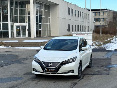 Nissan Leaf  Tekna El aut. Automatgear modelår 2019 km 74000 klimaanlæg ABS servostyring, BILEN LEVE