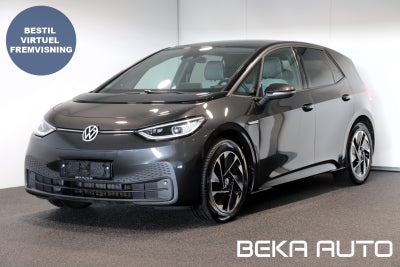VW ID.3  Pro Performance 1ST El aut. Automatgear modelår 2021 km 52000 Gråmetal ABS airbag, - Matrix