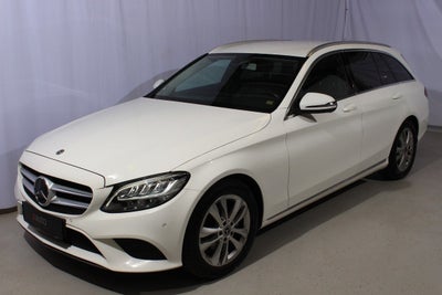 Mercedes C220 d 2,0 Avantgarde stc. aut. Diesel aut. Automatgear modelår 2019 km 103000 Hvid nysynet