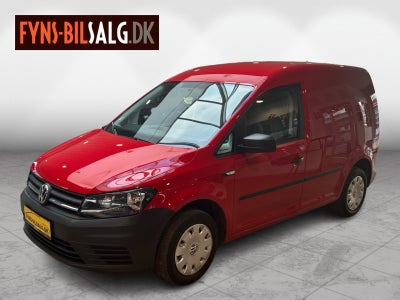 VW Caddy 1,0 TSi 102 BMT Van Benzin modelår 2020 Rød km 57000 startspærre ABS airbag + moms servosty