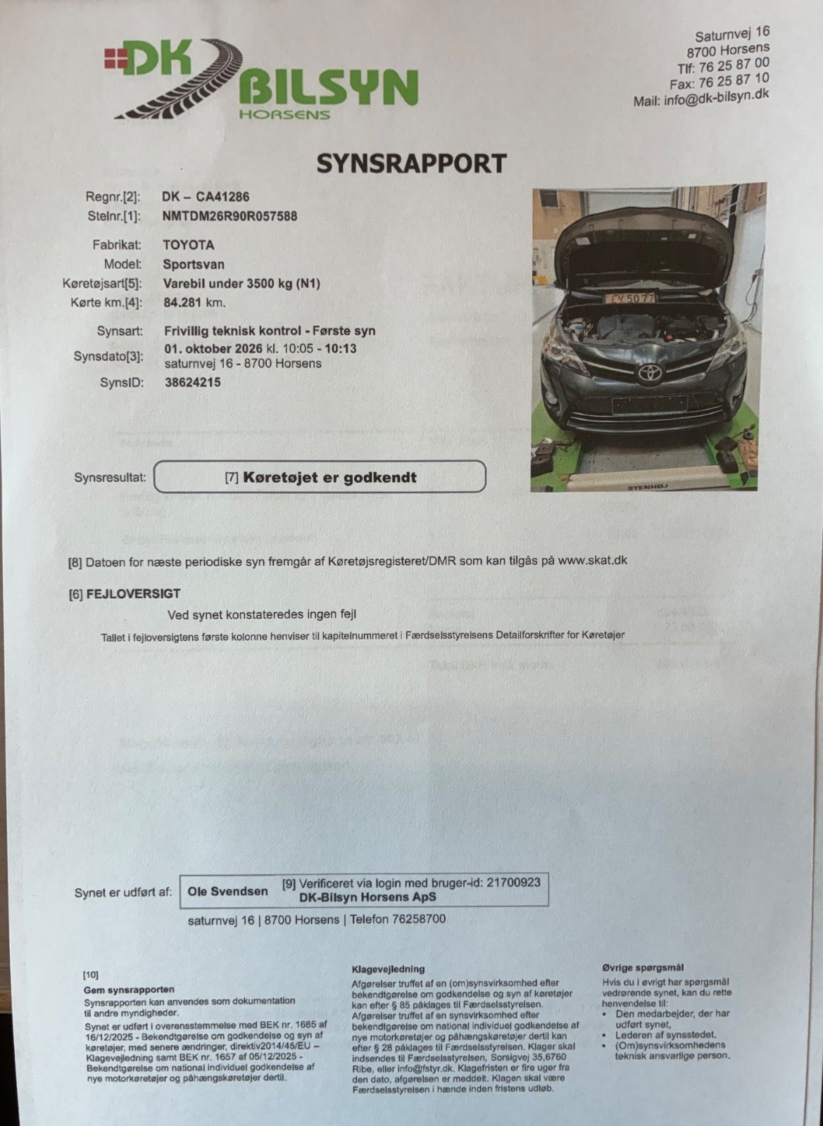 Toyota Sportsvan, Billede 20