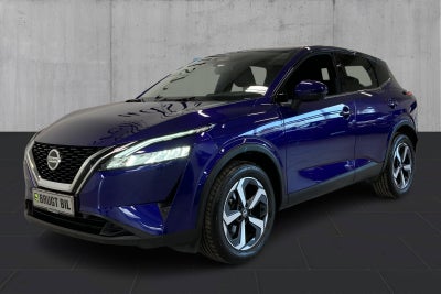 Nissan Qashqai 1,3 mHEV N-Connecta X-tr. Benzin aut. Automatgear modelår 2021 km 14000 Blåmetal ABS 