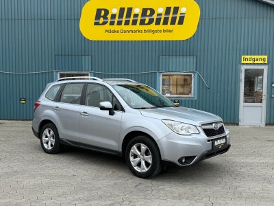 Subaru Forester 2,0 D X AWD Diesel 4x4 4x4 modelår 2014 km 328000 Sølvmetal træk klimaanlæg ABS airb