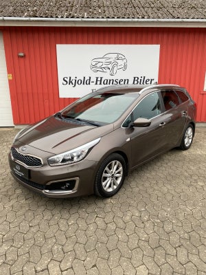 Kia Ceed 1,4 CVVT Limited SW Benzin modelår 2018 km 133000 Bronzemetal træk ABS airbag, LEVERES FRIS