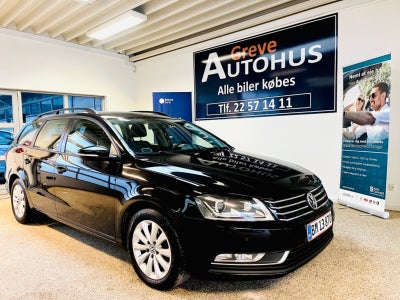 VW Passat 2,0 TDi 140 Trendline Variant BMT Diesel modelår 2013 km 429000 Sortmetal nysynet ABS airb