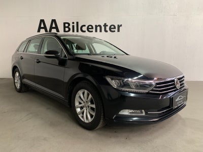 VW Passat 1,4 TSi 150 Comfortline Variant Benzin modelår 2015 km 186000 Sortmetal træk ABS airbag ce