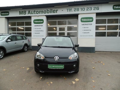 VW Up! 1,0 MPi 60 Move Up! BMT Benzin modelår 2016 km 179000 Sortmetal nysynet ABS airbag startspærr