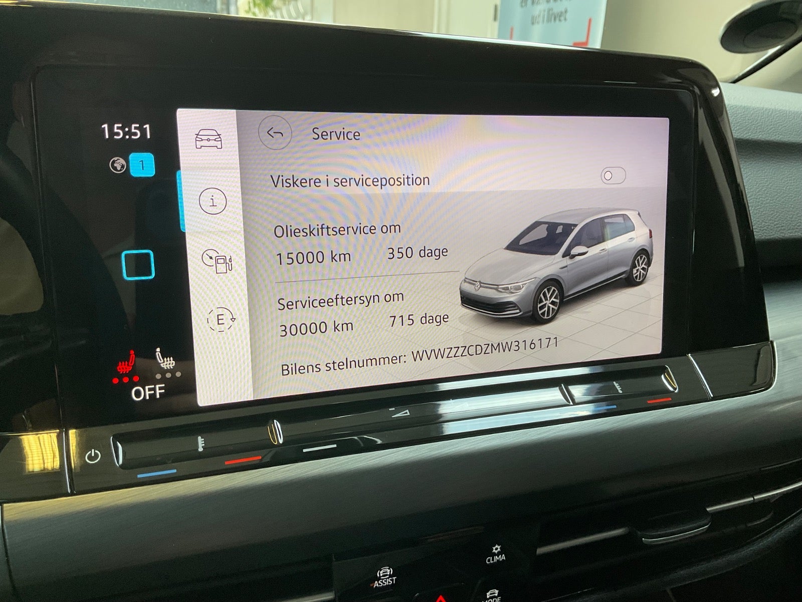 VW Golf VIII 1,4 eHybrid DSG 5d - 15