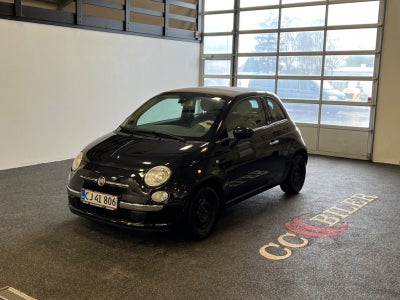 Fiat 500C 1,2 Pop Benzin modelår 2011 km 203000 Sortmetal ABS airbag centrallås startspærre servosty