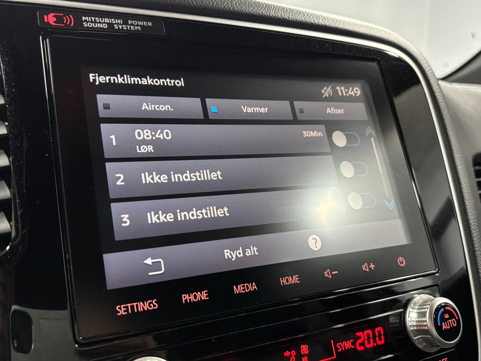 Billede af Mitsubishi Outlander 2,4 PHEV Instyle CVT 4WD