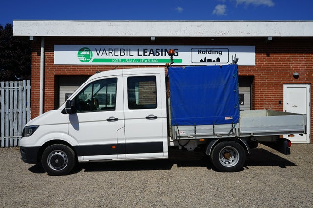 VW Crafter 35 2,0 TDi 177 Mandskabsvogn m/lad L4