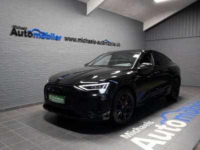 Audi e-tron 55 Black Edition Sportback quattro El 4x4 4x4 aut. Automatgear modelår 2022 km 14000 Sor