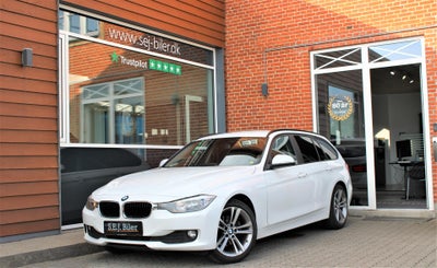 BMW 320d 2,0 Touring aut. Diesel aut. Automatgear modelår 2015 km 181000 Hvid ABS airbag centrallås 