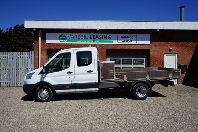 Ford Transit 350 L3 Chassis 2,0 TDCi 170 Mandskabsvogn m/lad