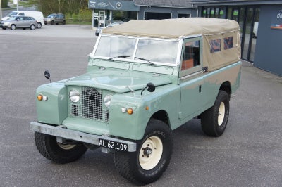 Land Rover Serie II 2,2 109" One Ton Soft Top Diesel 4x4 4x4 modelår 1970 km 100000 Lysgrøn træk nys