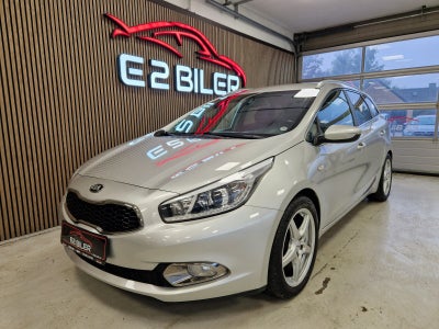 Kia Ceed 1,6 CRDi 128 Spring SW Diesel modelår 2015 km 126000 Sølvmetal nysynet klimaanlæg ABS airba