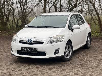Toyota Auris 1,8 Hybrid Benzin aut. Automatgear modelår 2011 km 120000 Hvid nysynet klimaanlæg ABS a