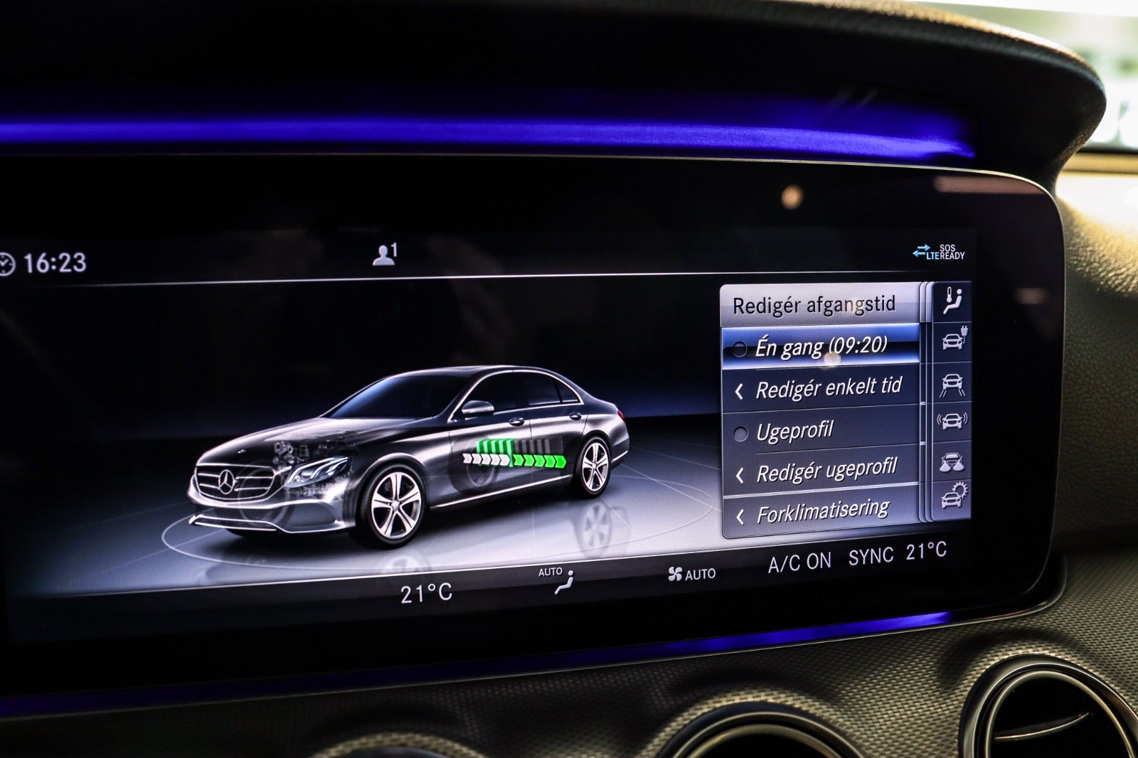 Billede af Mercedes E300 de 2,0 AMG Line aut.